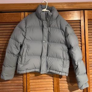 Blue Aritzia Super Puff (shorty)